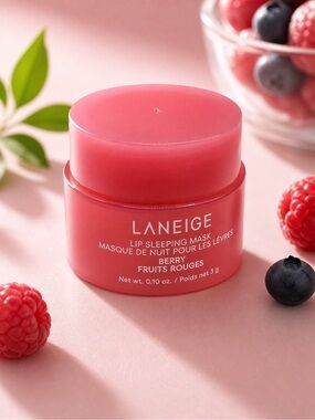 Laneige Lip Sleeping Mask Berry Mini Travel Size 3g New Lip Treatment